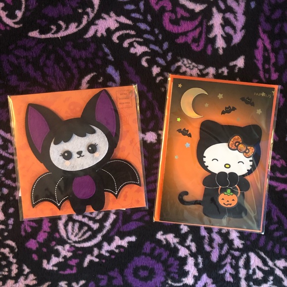 Papyrus Party Supplies 2 Papyrus Halloween Cards Hello Kitty Cute
